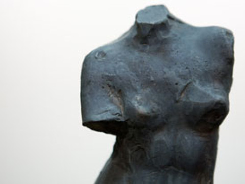 Detail of sculpture of Venus de Milo