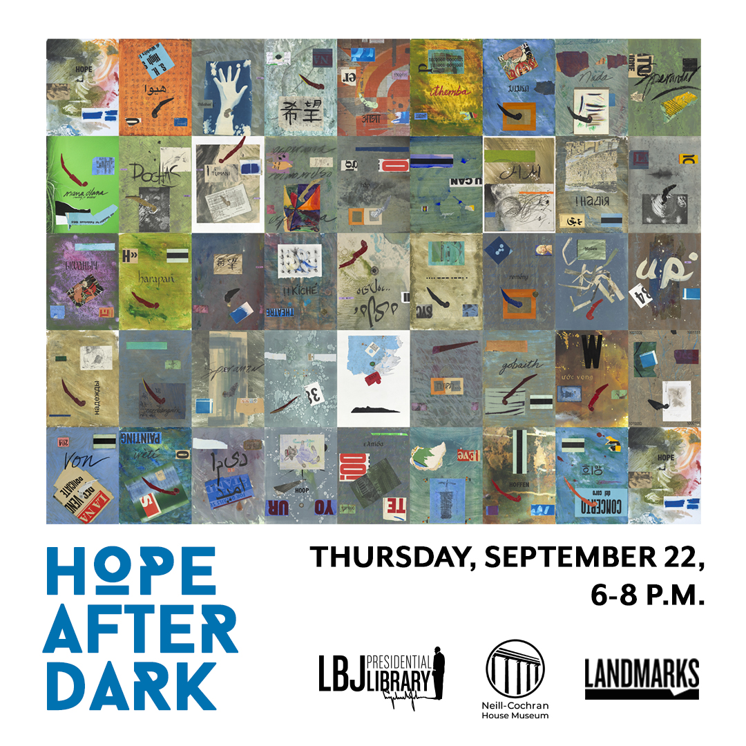 Hope After Dark poster with date information