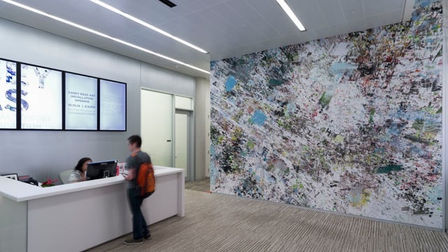 Preview image for the video "Casey Reas. A Mathematical Theory of Communication. GalleryLOG for Landmarks".