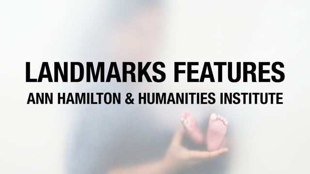 Preview image for the video "Landmarks Features: Ann Hamilton with the Humanities Institute - 26 January 2017".
