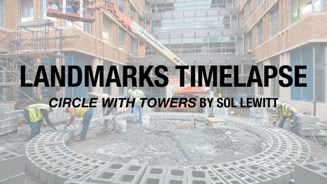 Preview image for the video "Landmarks Timelapse: Circle with Towers by Sol LeWitt".