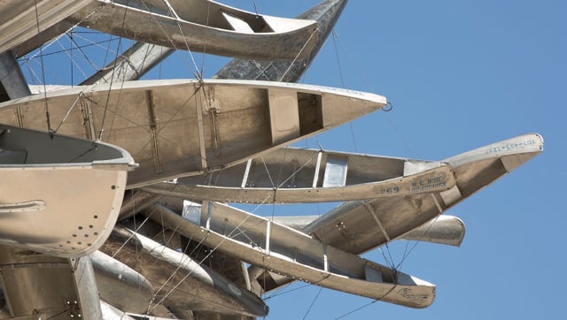 Preview image for the video "Nancy Rubins. Monochrome for Austin. GalleryLOG for Landmarks".