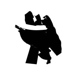 Silhouette of sculpture