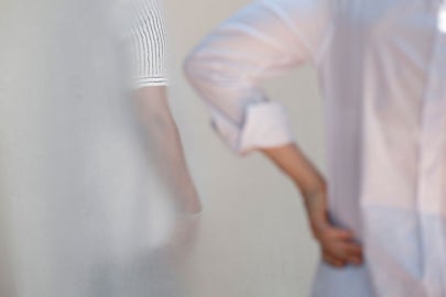 Two arms in a hazy fog