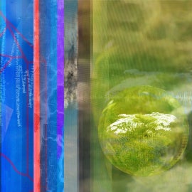 Photo of digital animation on video screen
