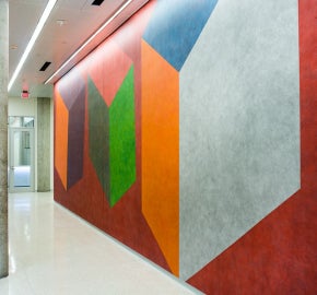 Detail of a wall drawing