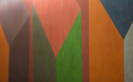 Detail of a wall drawing