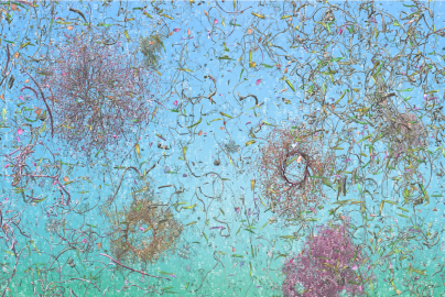 Detail of video installation
