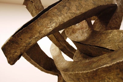close up of curving surfaces