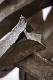 Close up of edges of sculpture