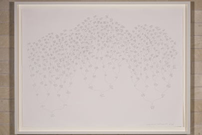 drawing with text on wall