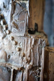 close up of multi textured surface