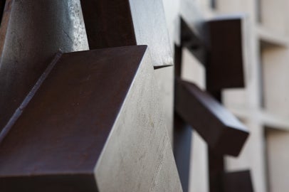 edges of brown sculpture