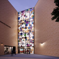 A rendering of Howardena Pindell's commission for Landmarks. 