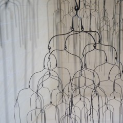 mobile made of wire