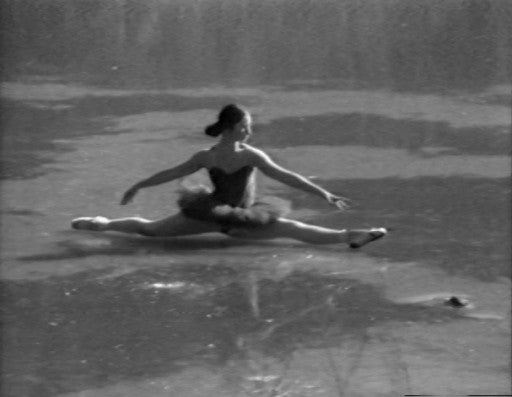 A still from "The Dying Swan"