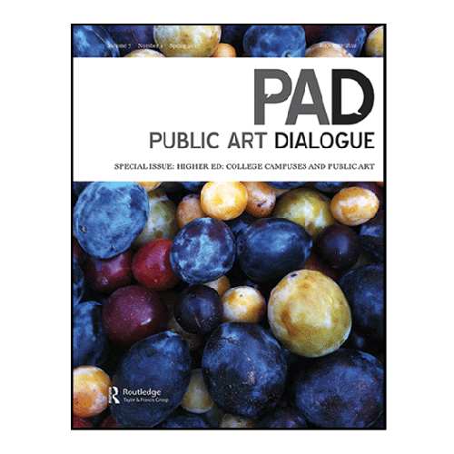 Public Art Dialogue and blueberries