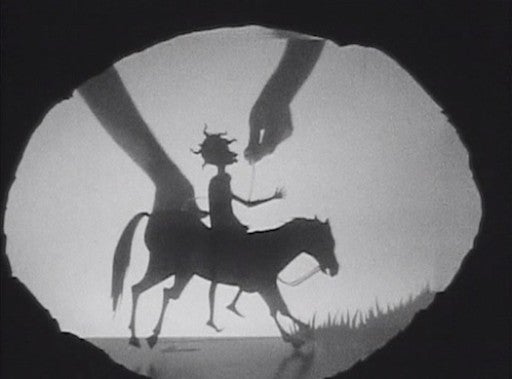 Video screenshot of Kara Walker film