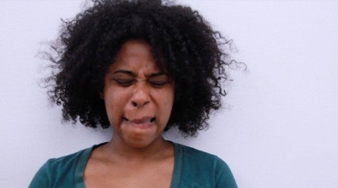 Tameka Jenean Norris, Untitled (Say Her Name), 2011-15 A woman making a strange face